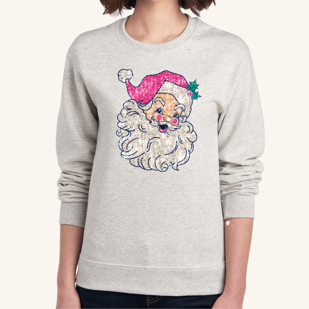 Sparkle Santa Sweatshirt