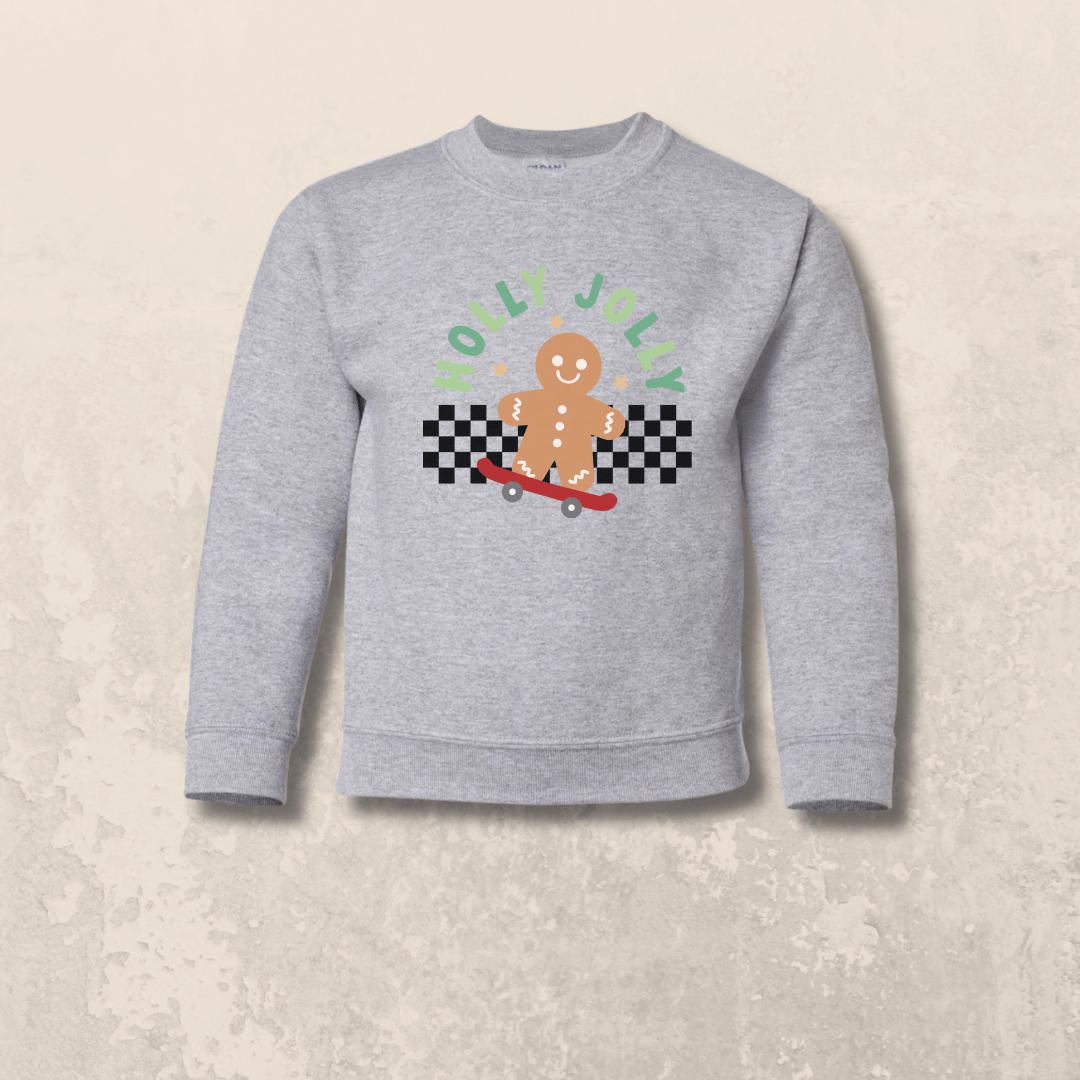 Kids Jolly Gingerbread Sweatshirt