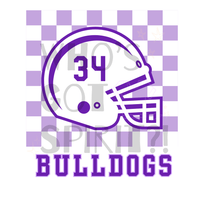 Personalized Mascot Football Tee