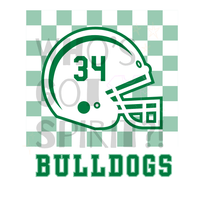 Personalized Mascot Football Tee
