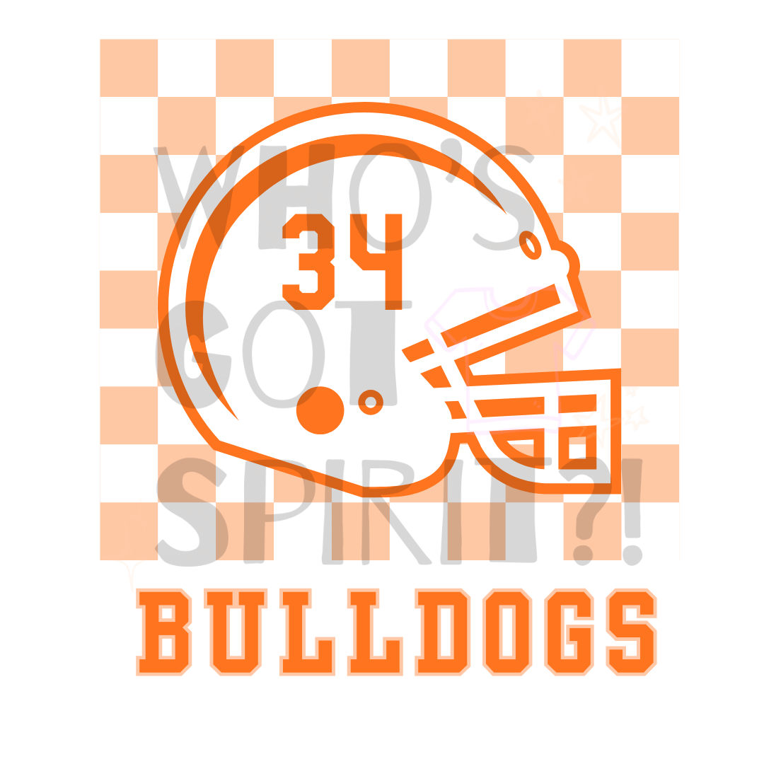 Personalized Mascot Football Tee