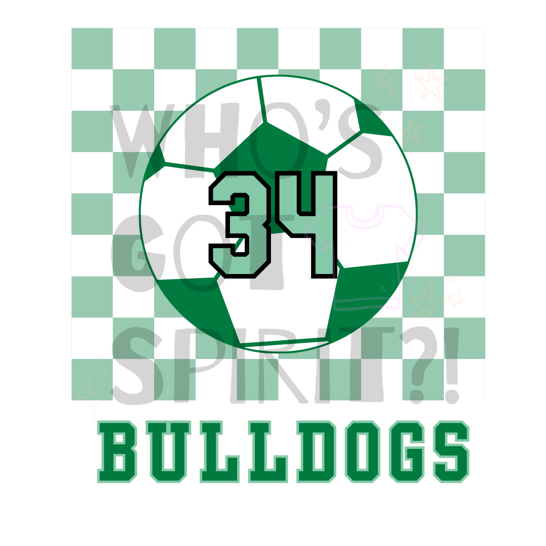Personalized Mascot Soccer Tee