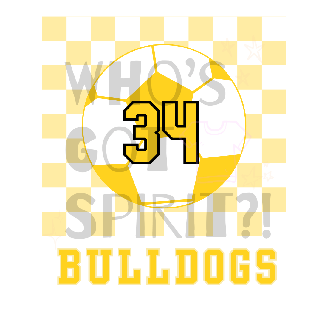 Personalized Mascot Soccer Tee