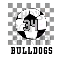 Personalized Mascot Soccer Tee