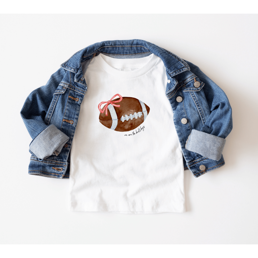 Youth Cutesy Bow Bulldog Tee