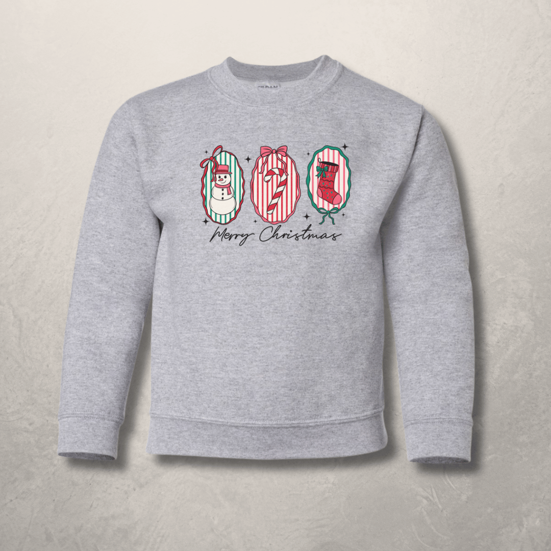 Youth Cutesy Christmas Sweatshirt