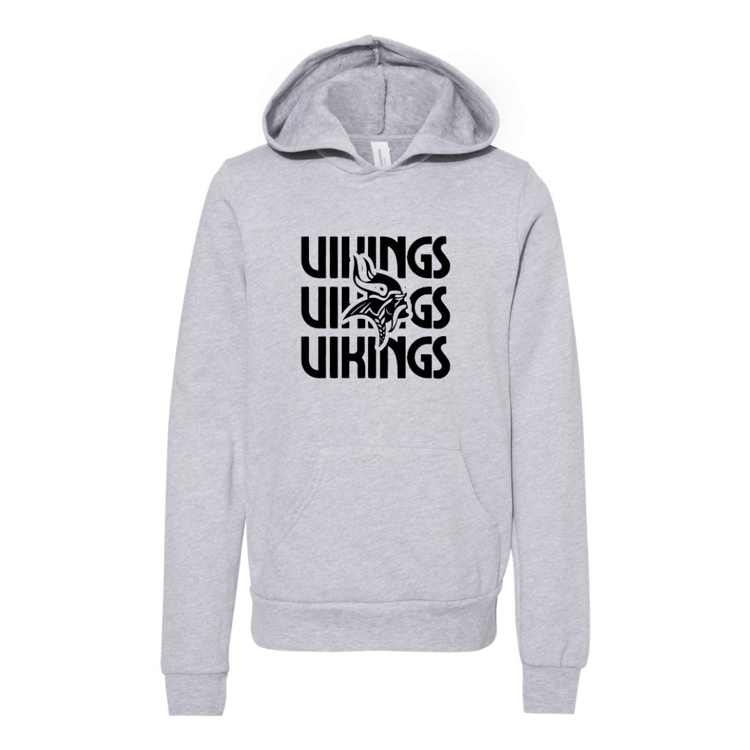 Kids Vintage Vikings, Black