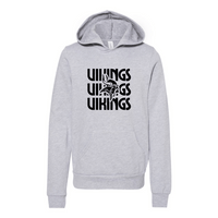 Kids Vintage Vikings, Black