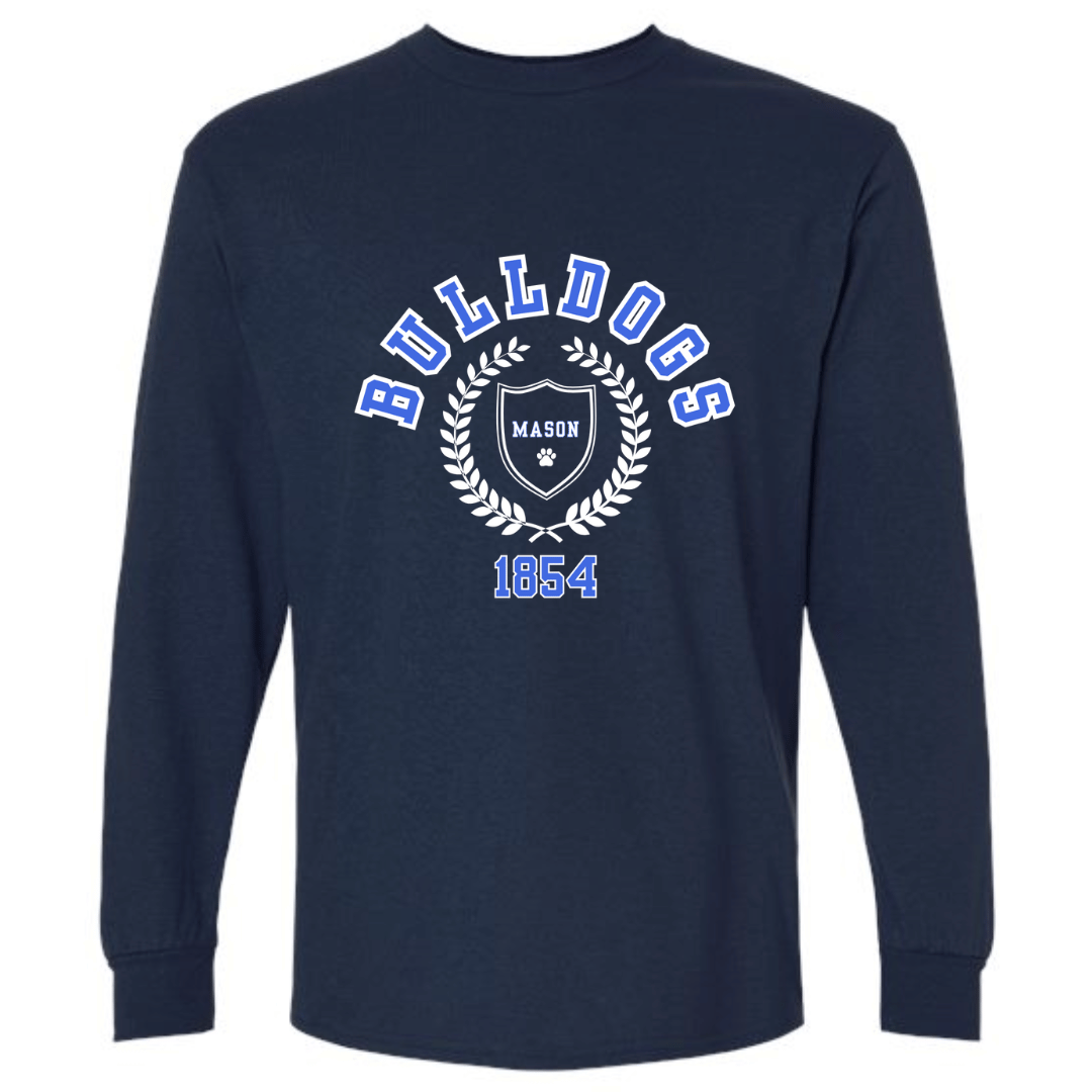 Gildan Navy LS