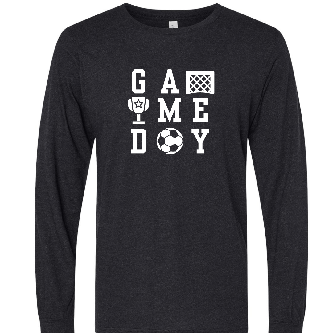 Charcoal Black Triblend LS