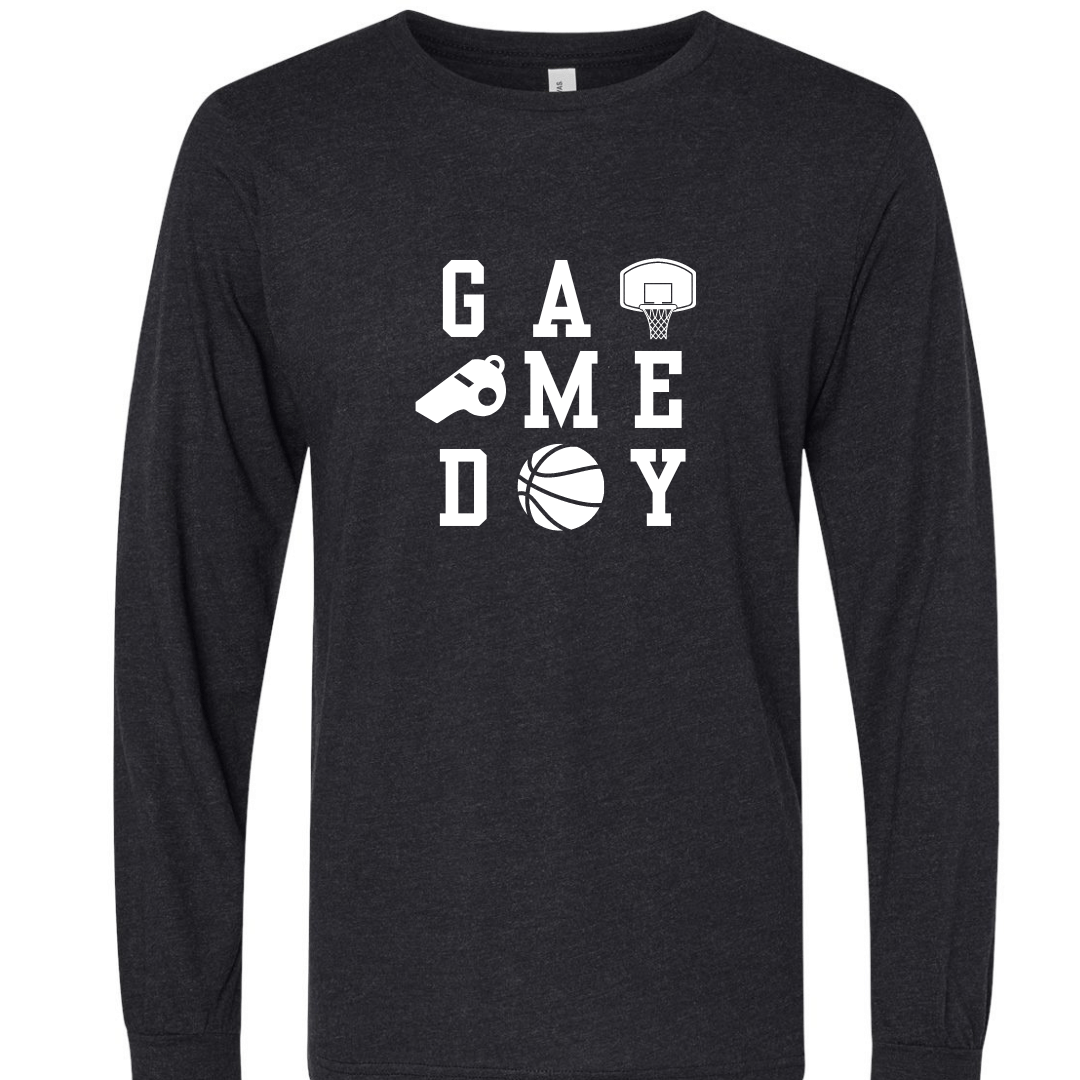 Charcoal Black Triblend LS