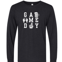 Charcoal Black Triblend LS