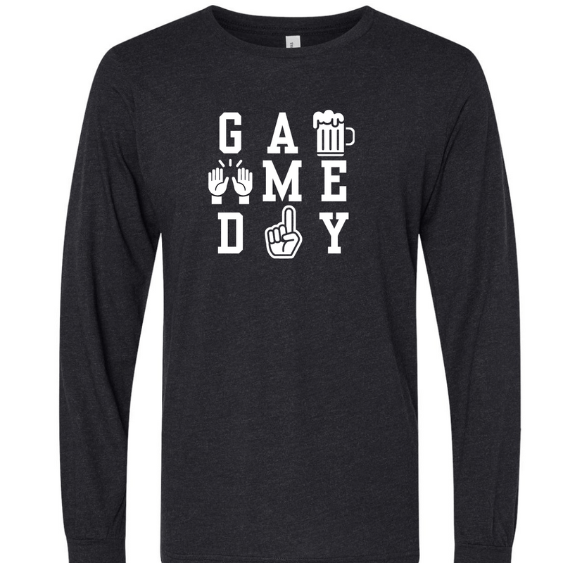 Charcoal Black Triblend LS