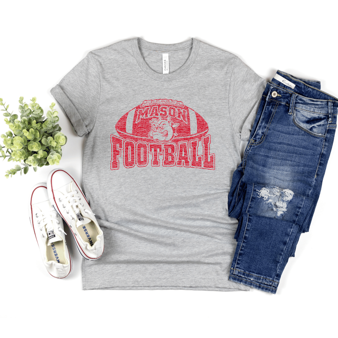 Mason Football Tee