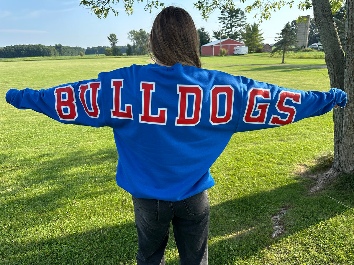 Custom Varsity Statement Crewneck Sweatshirt