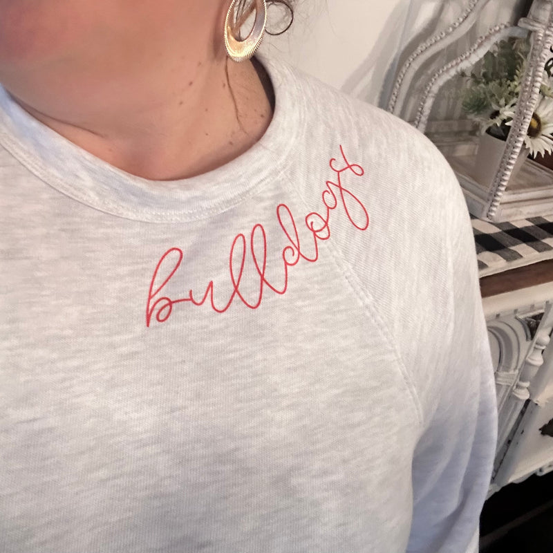 Crewneck Script Bulldogs