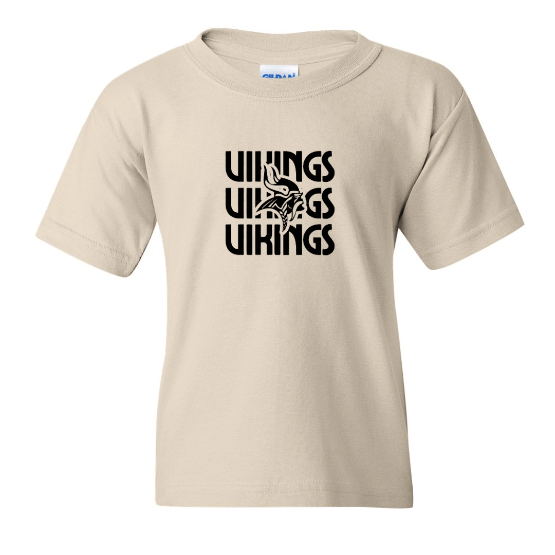 Kids Vintage Vikings, Black