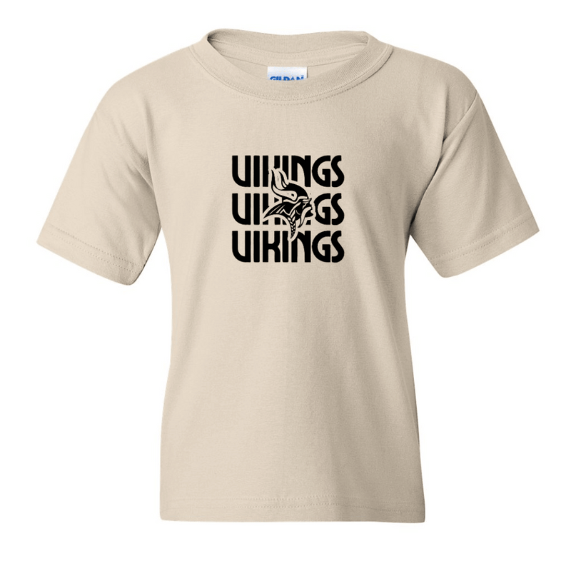 Kids Vintage Vikings, Black
