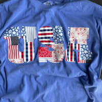 Patchwork USA Tee