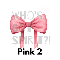 Personalized Cutesy Bow Tee