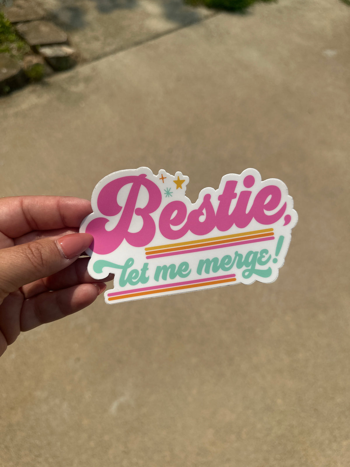 New Waterproof Sticker