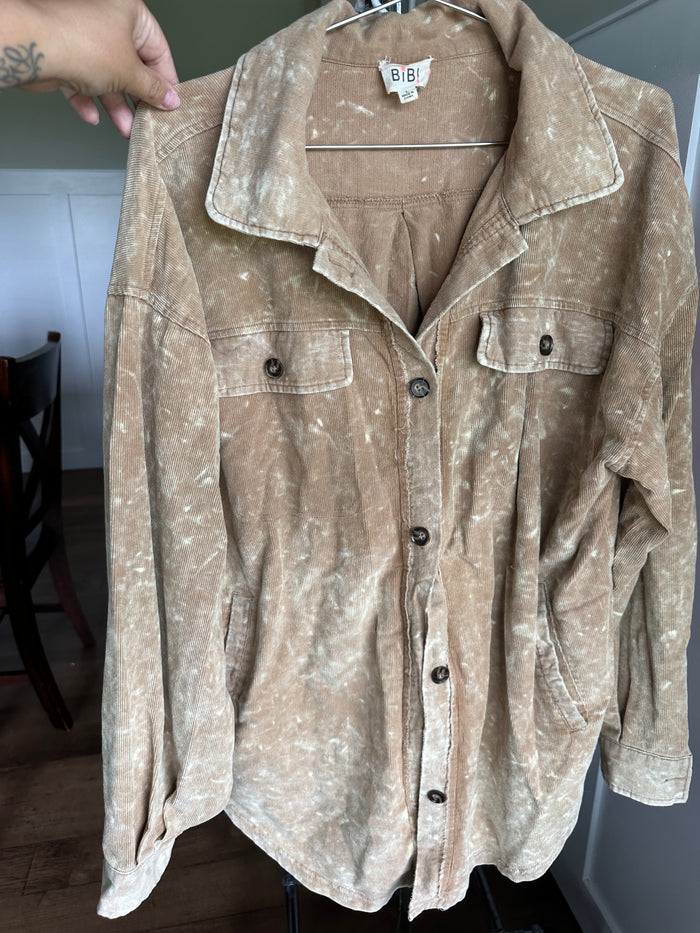 Bibi gently worn corduroy shirt L (very oversized, fits like XL)