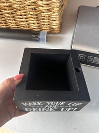 NWOT cup and own holder