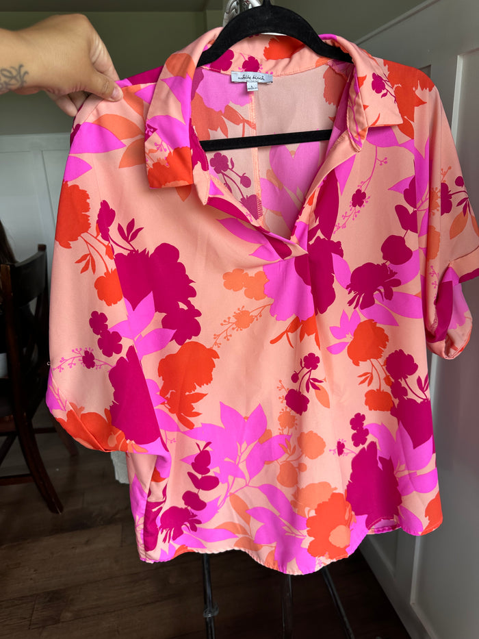 White birch gently worn top L (oversized)