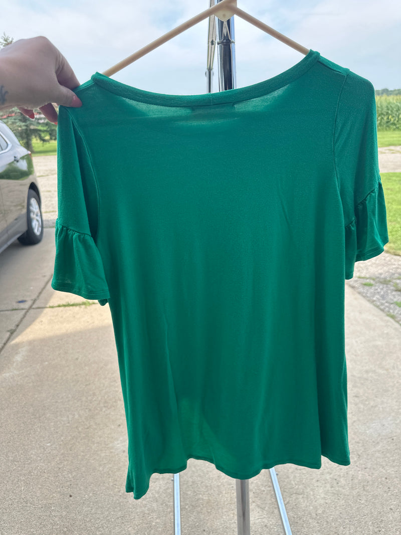 Emerald gently worn tee M