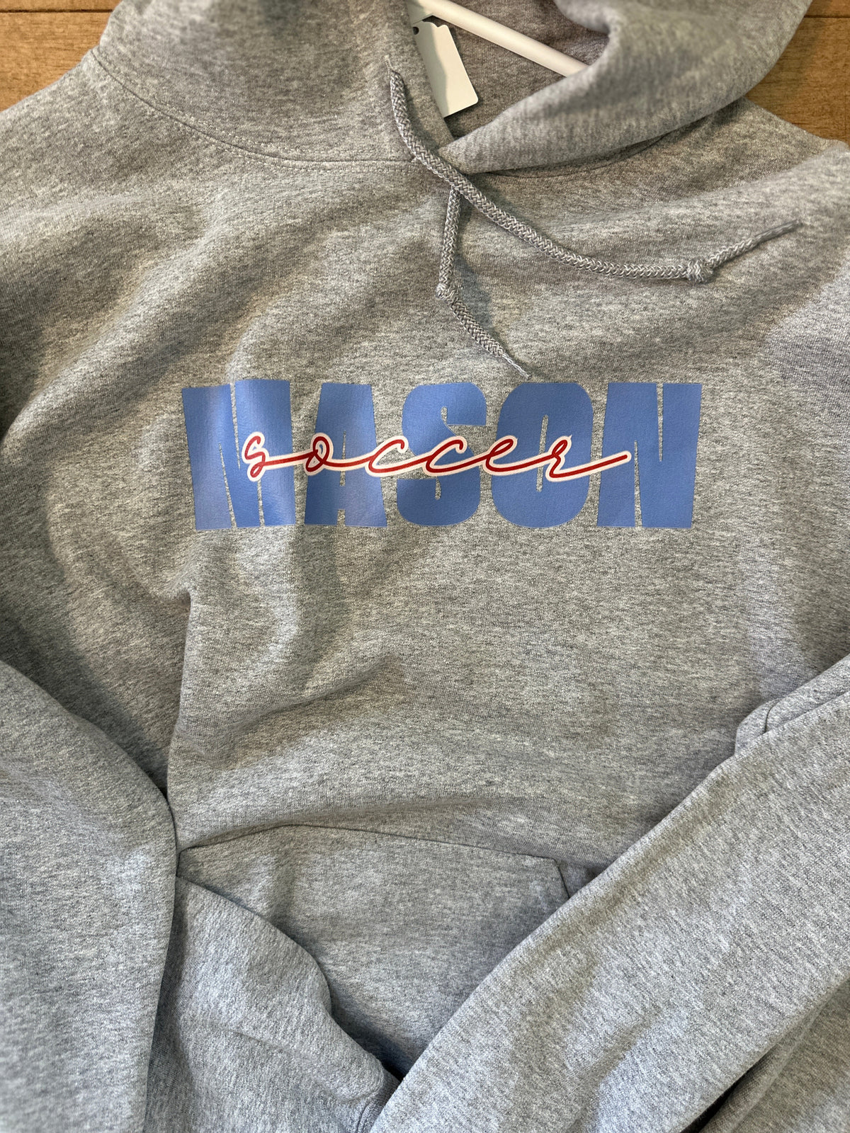 Mason soccer hoodie, colors incorrect