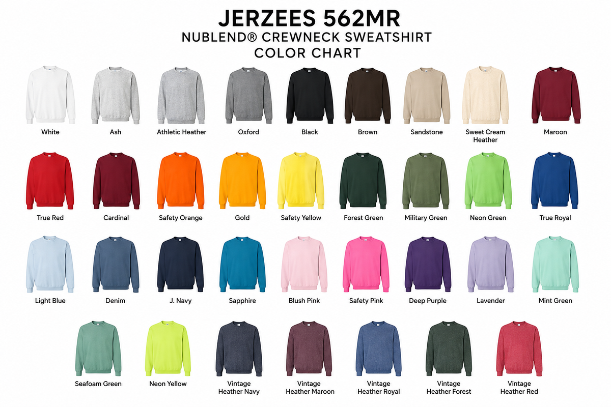 Custom Varsity Statement Crewneck Sweatshirt