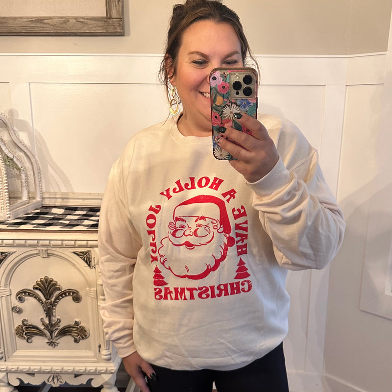 Holly Jolly Christmas Sweatshirt