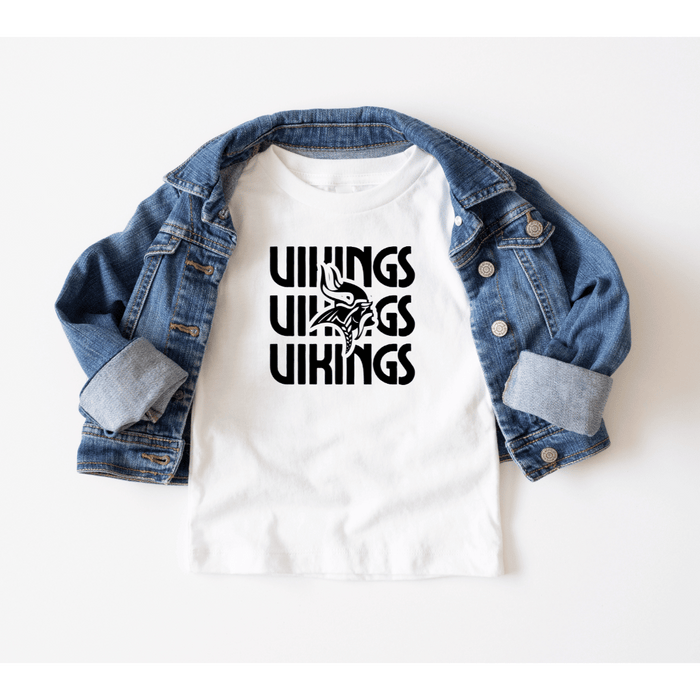 Kids Vintage Vikings, Black
