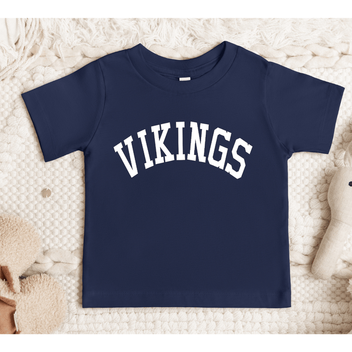 Kids Collegiate Style Vikings, White
