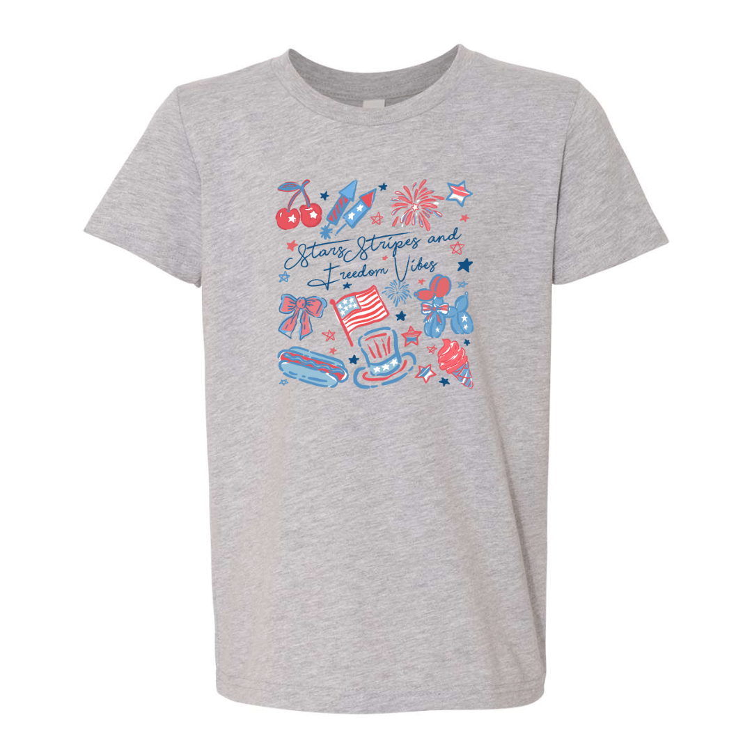 Freedom Vibes Tee, Youth
