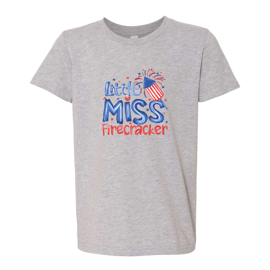 Little Miss Firecracker Tee, Youth