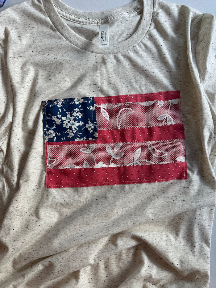 Scrappy Flag Tee