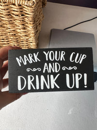 NWOT cup and own holder