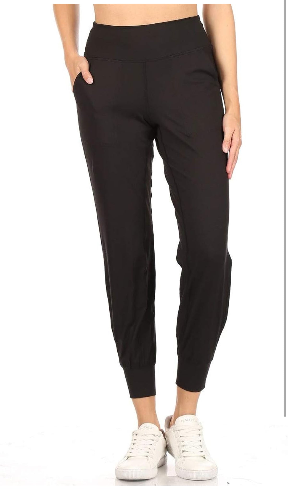 NWT wide band joggers
