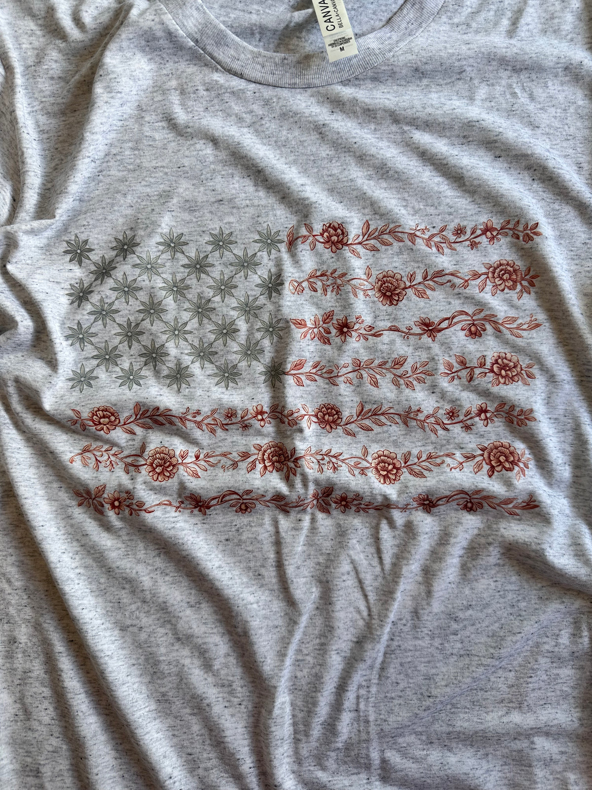 Floral Flag Tee