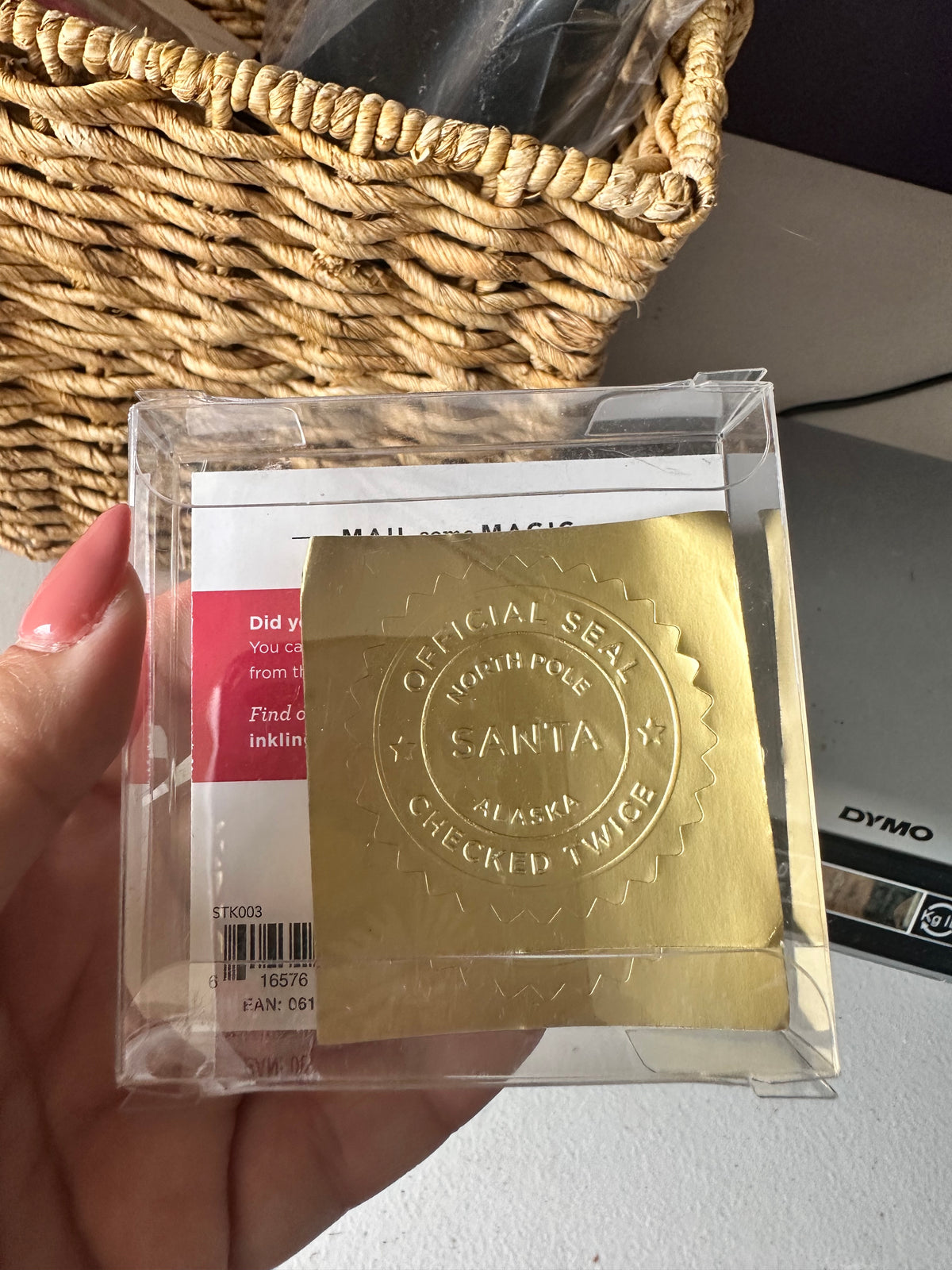 NWT Santa Seal Stickers