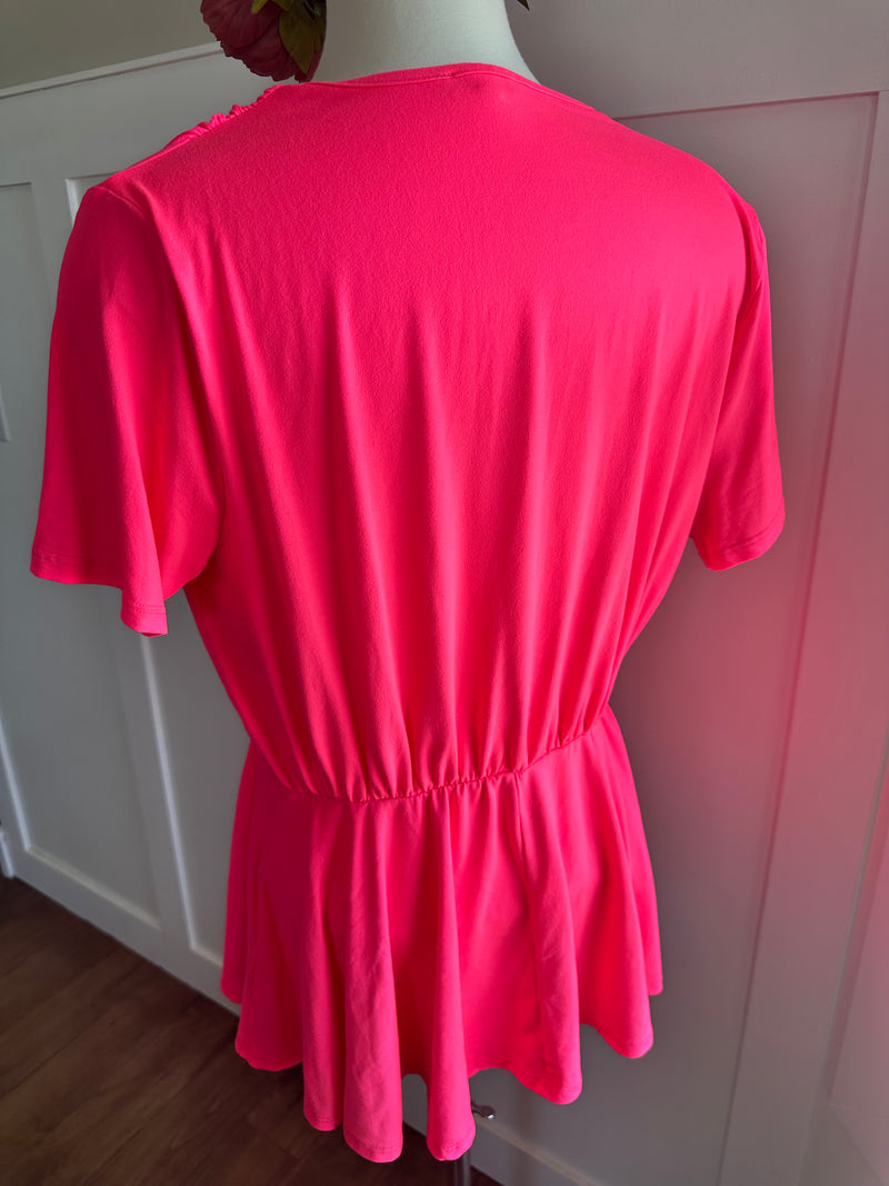 White Birch gently worn top XL