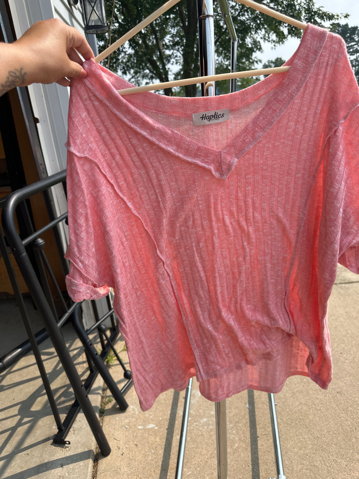Haptics gently worn top size XL
