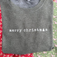 Merry Christmas Sweatshirt, Green