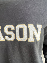Mason White Faux Chenille Crewneck Sweatshirt