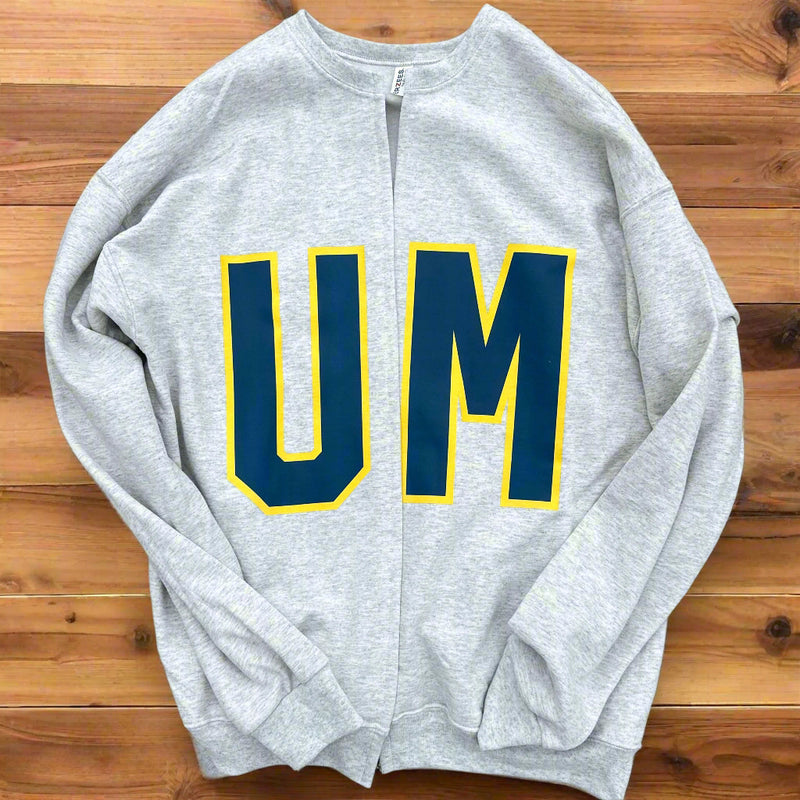 U of M Customized Sweatshirt