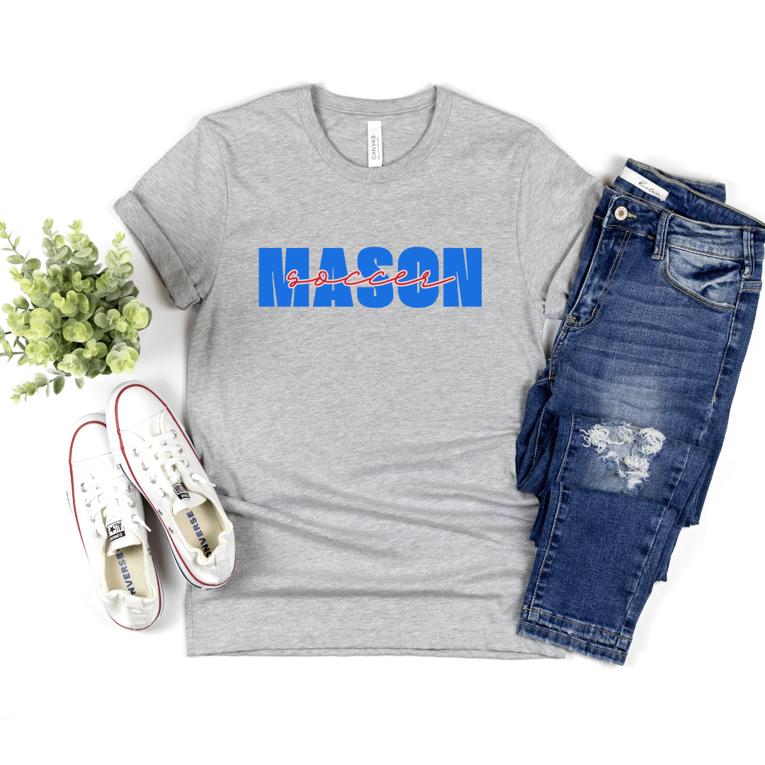 Mason Soccer Tee Bella Canvas