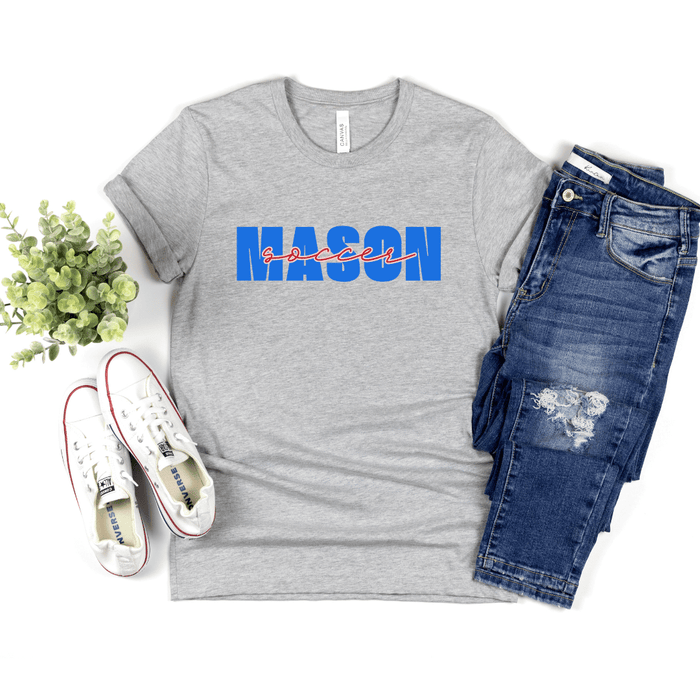 Mason Soccer Tee Bella Canvas