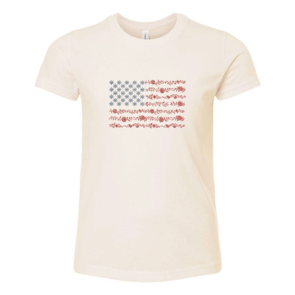 Floral Flag Tee, Youth
