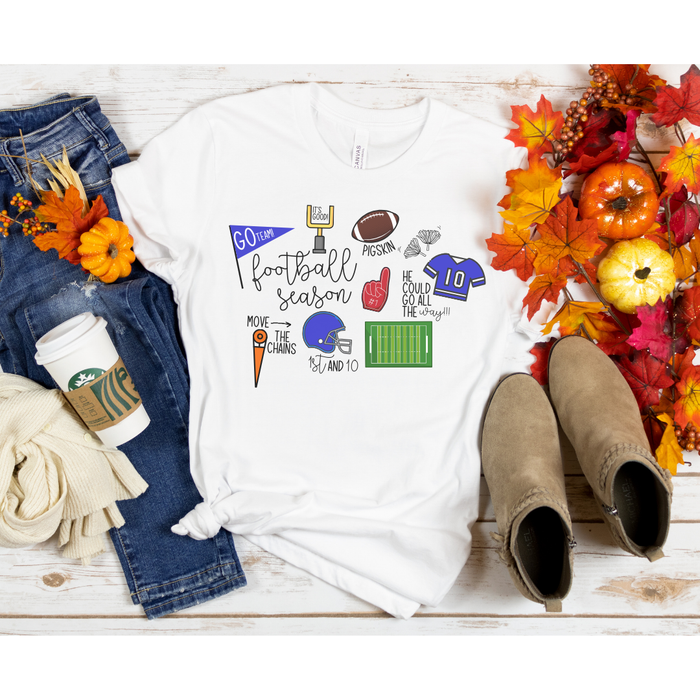 It's Football Season, Royal Blue